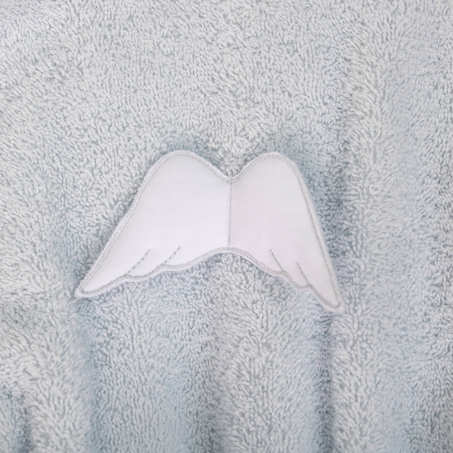 Baby gi angel wing blue towelling bathrobe
