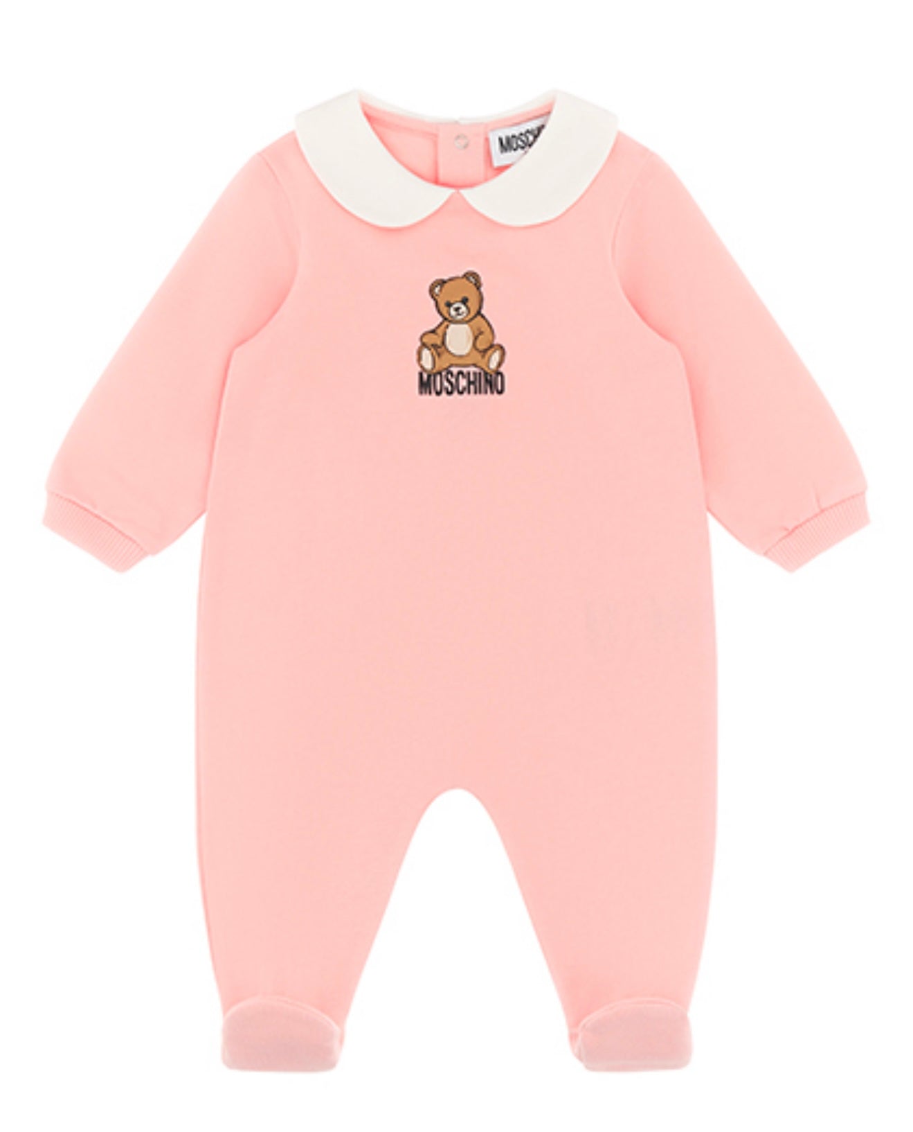 Moschino sugar rose teddy babygrow