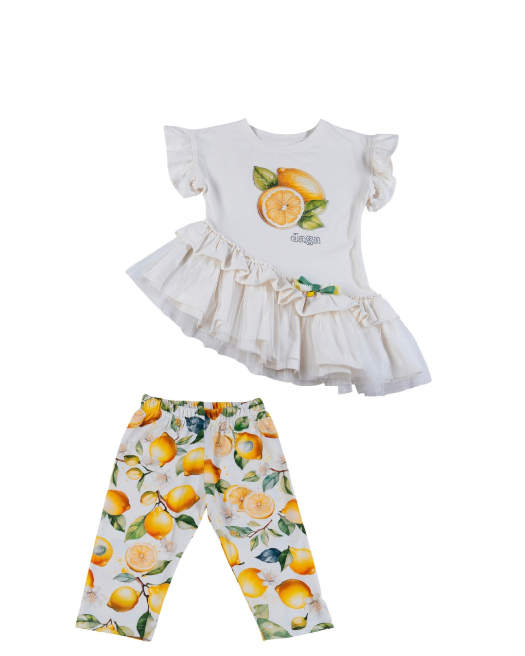 Daga sunny lemons print legging set