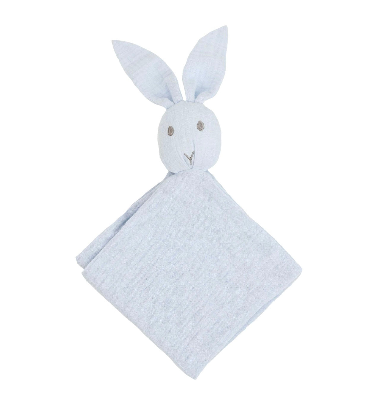 Baby Gi blue muslin bunny soother