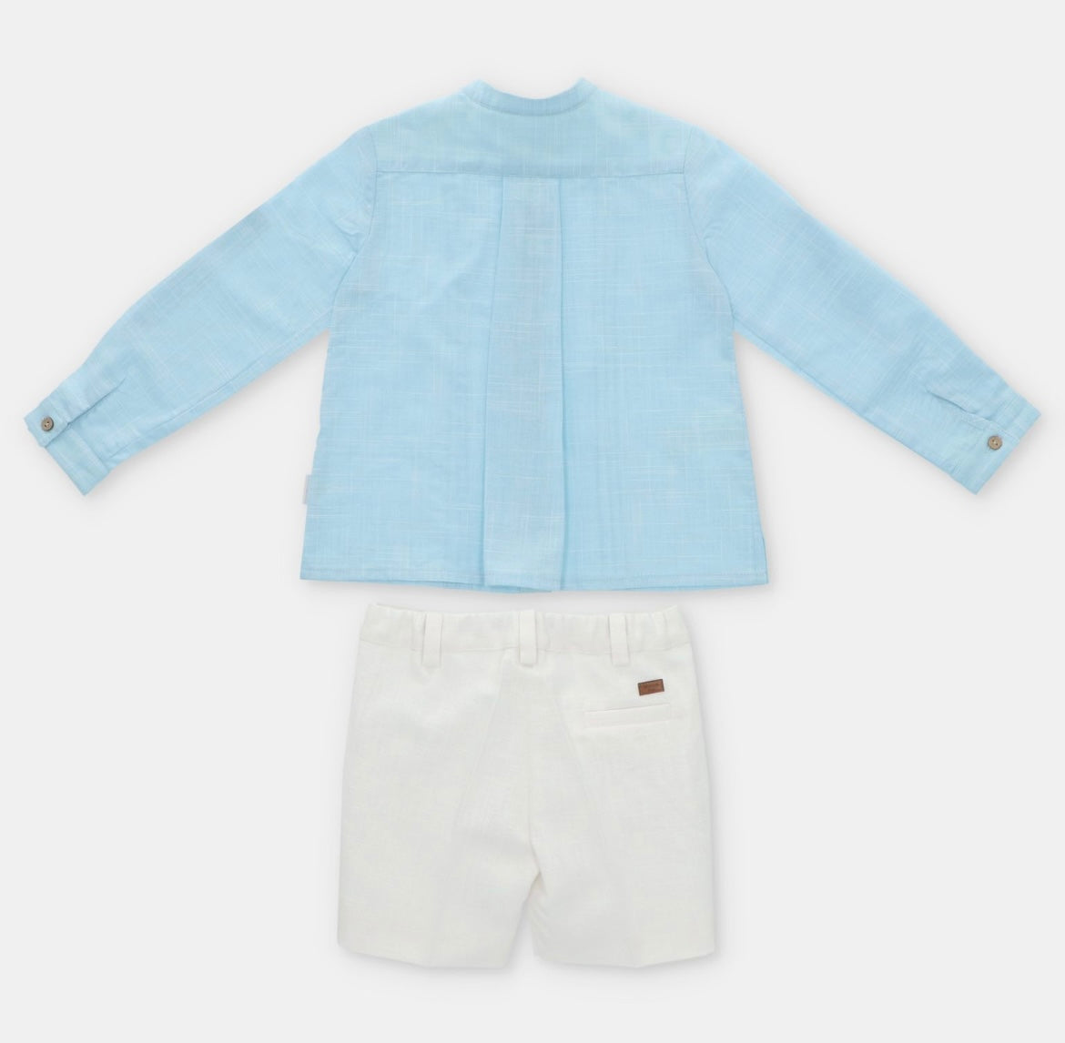 Martin aranda blue & white shirt and shirt set
