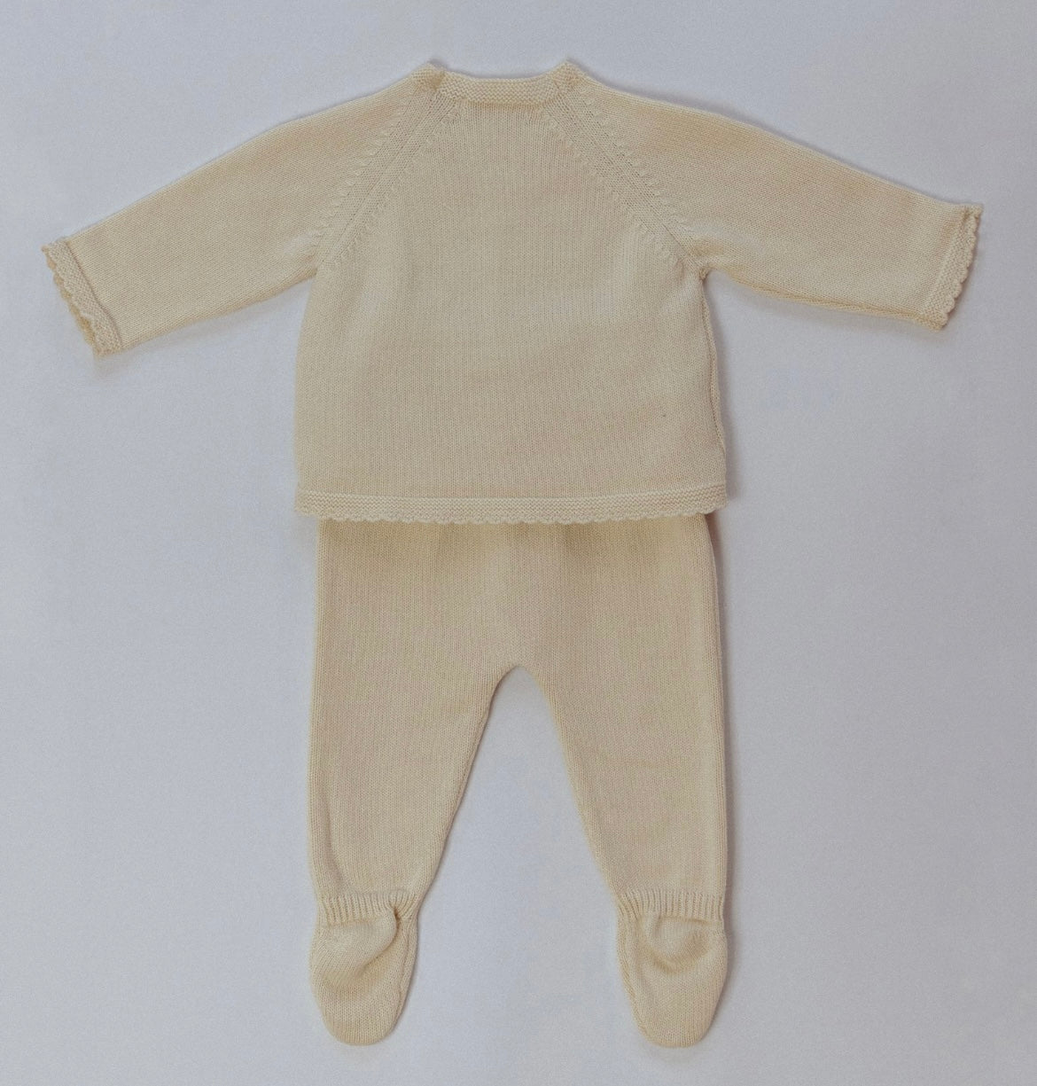 Rigola beige knit legging set