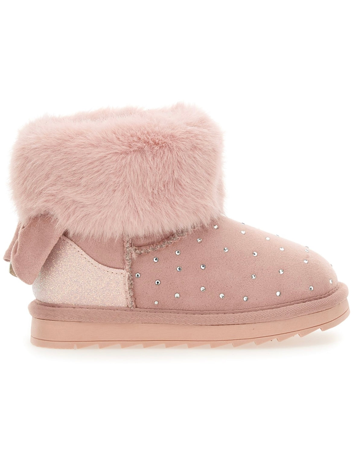 Monnalisa embellished pull on boots - pink