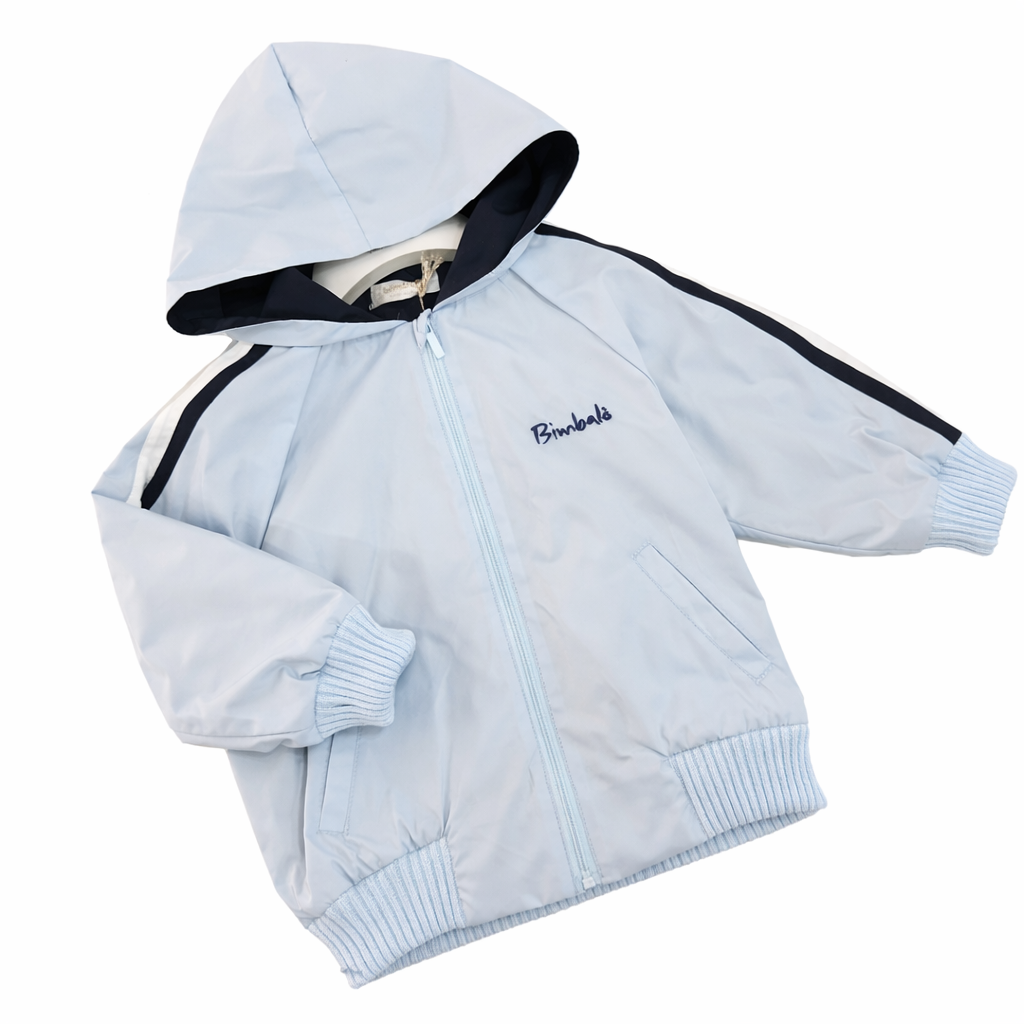 Bimbalo beige & blue windbreaker