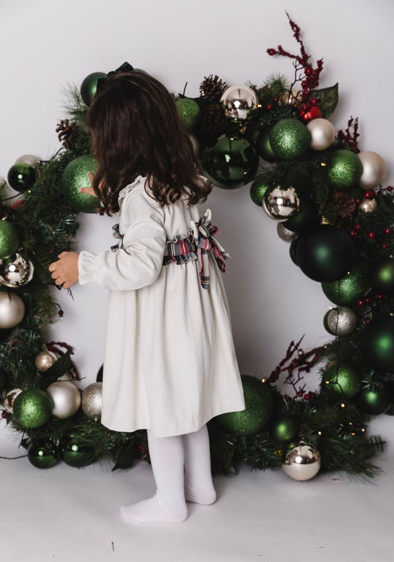 Puro mimo ivory ‘Santa’ dress