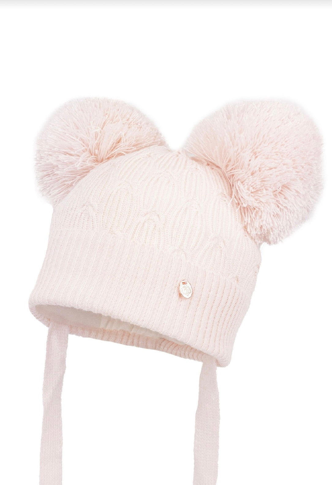 Jamiks pink double Pom Pom hat