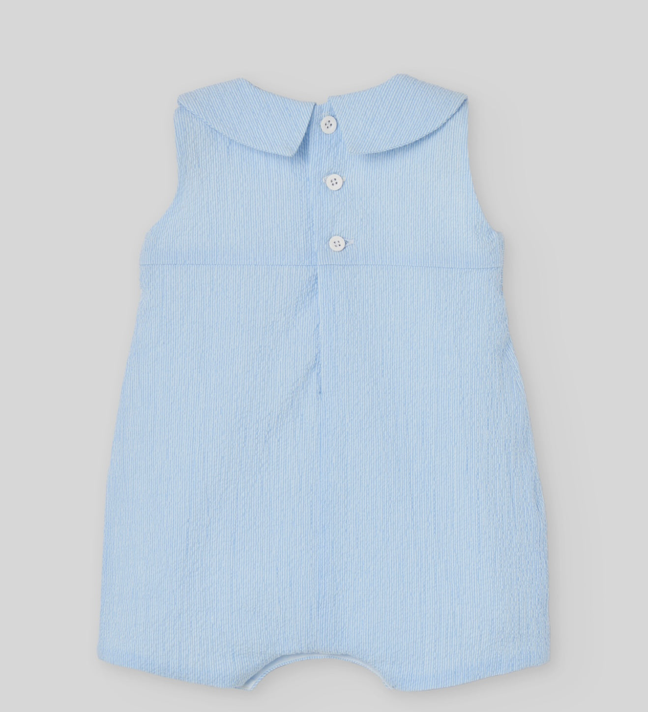 PRE ORDER - Paz blue stripe collared romper