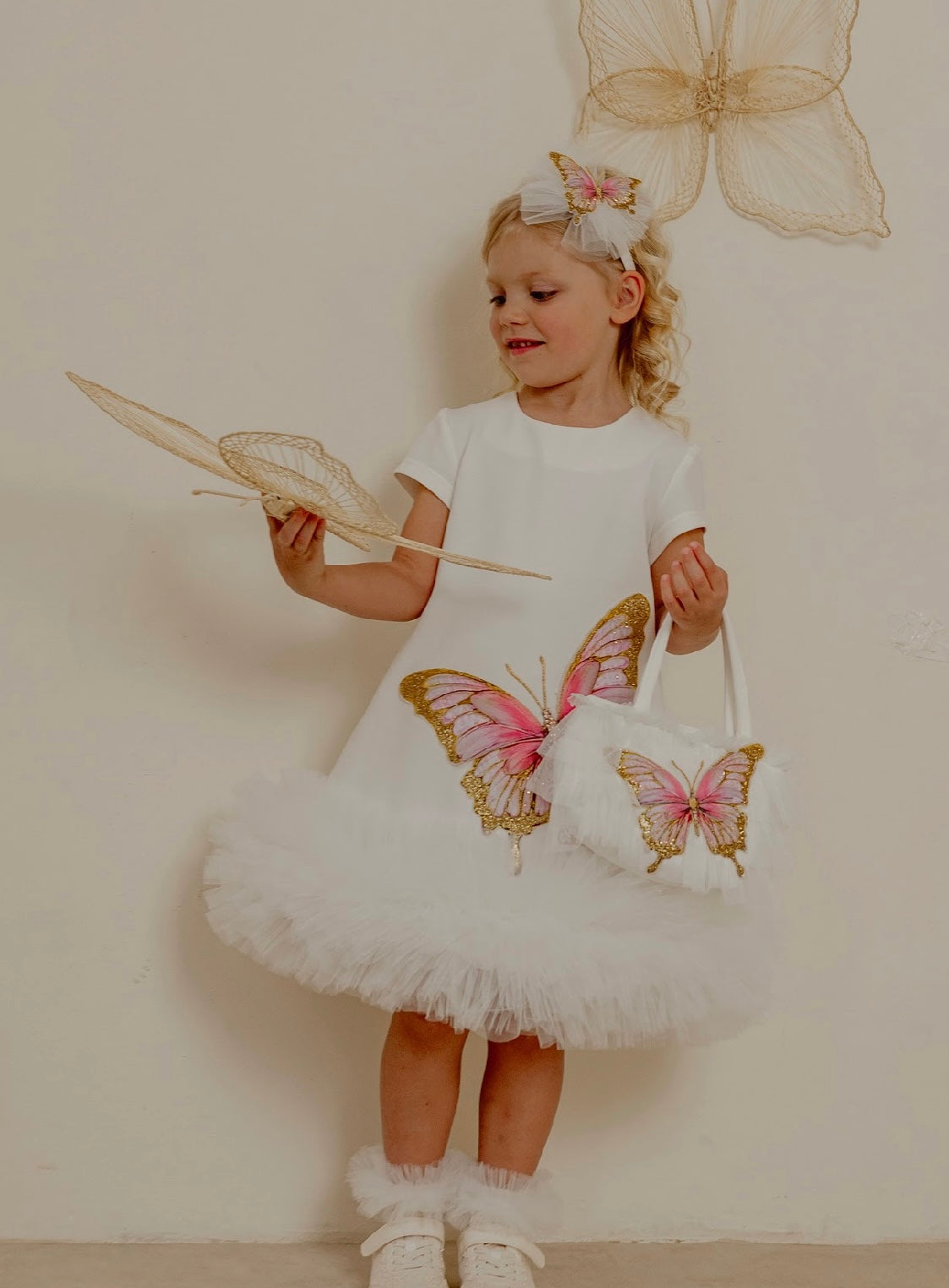 Daga twinkle flight butterfly tulle dress