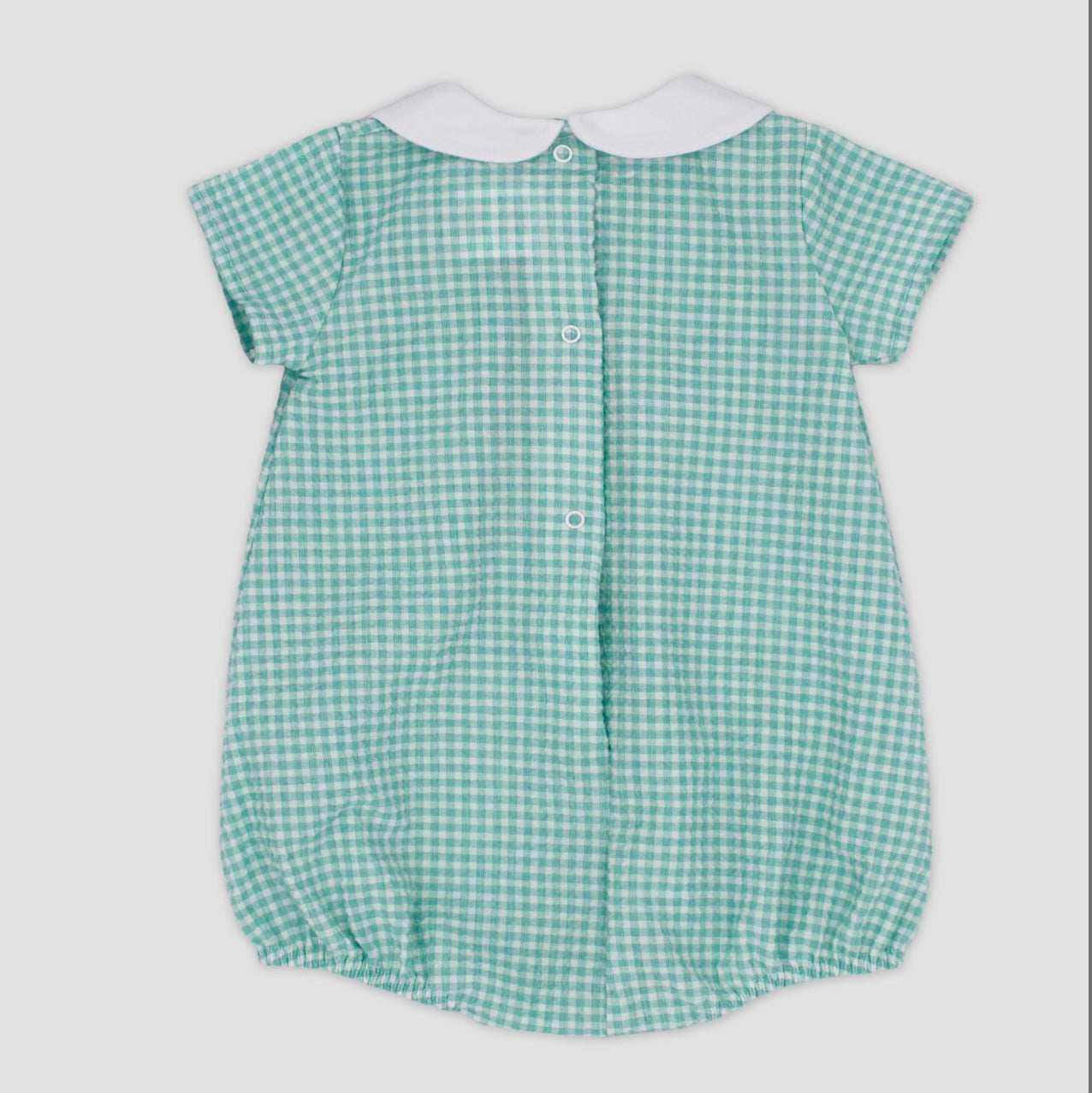 Rapife mint green check romper