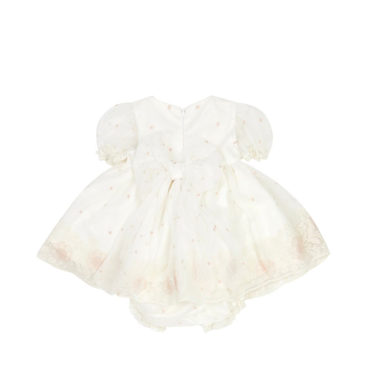 Chic by Deolinda cream & pink lace dress set