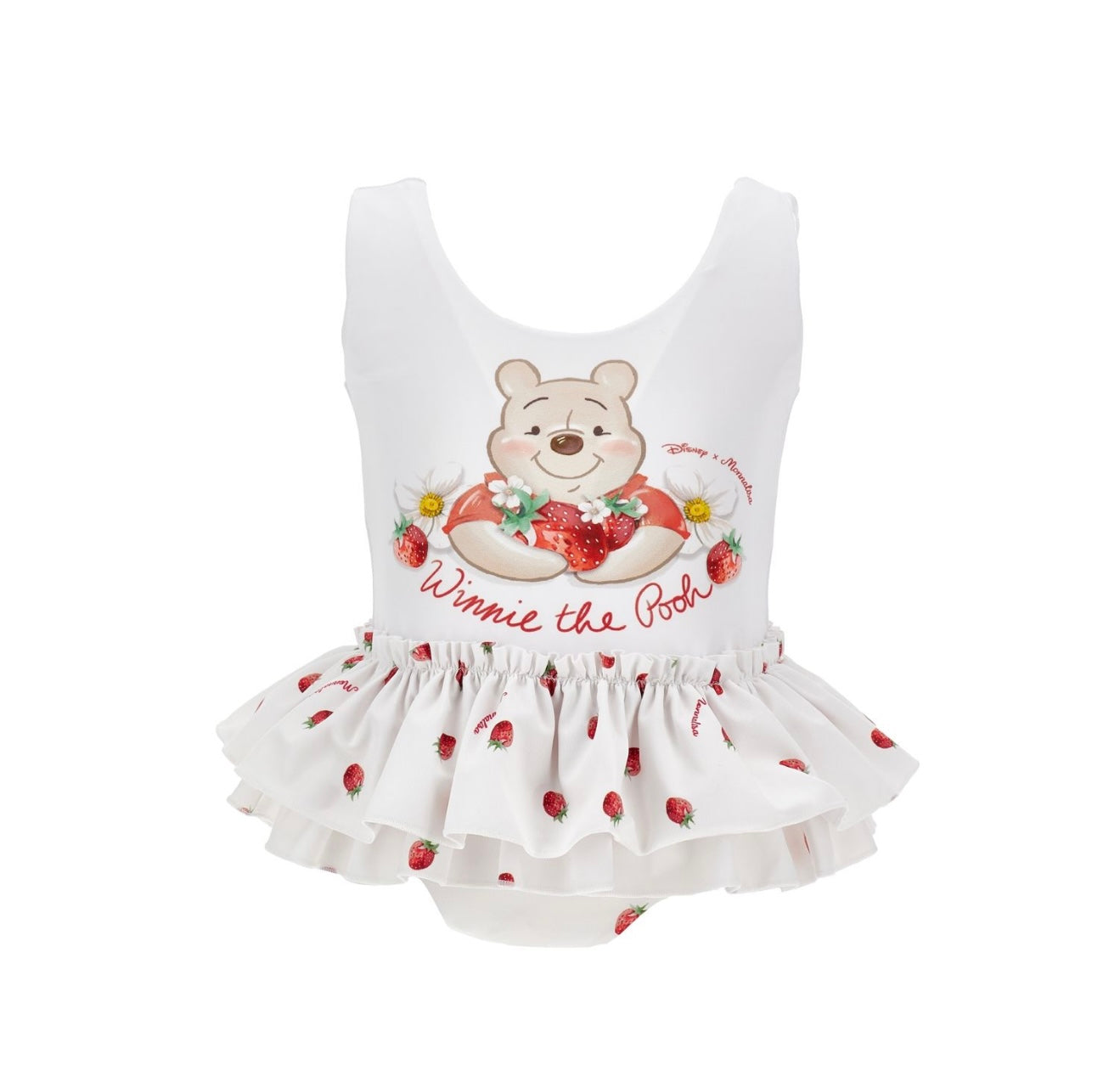 PRE ORDER - monnalisa Winnie the Pooh strawberry swimsuit