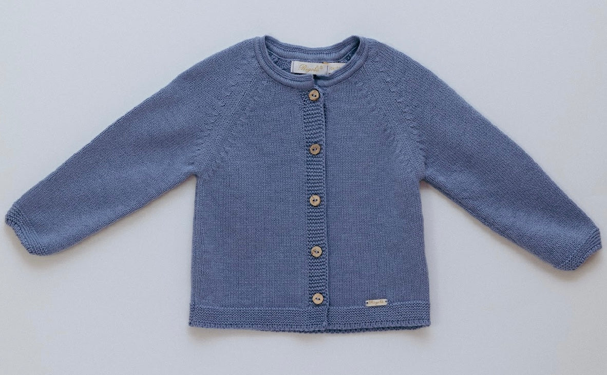 Rigola blue knit cardigan