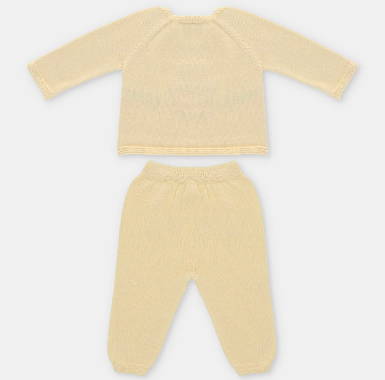 Martin Aranda yellow duck knitted jumper & legging set