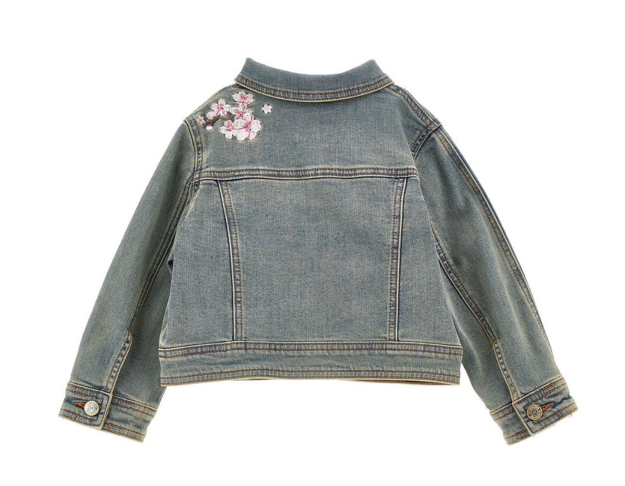 Monnalisa Bambi floral denim jacket