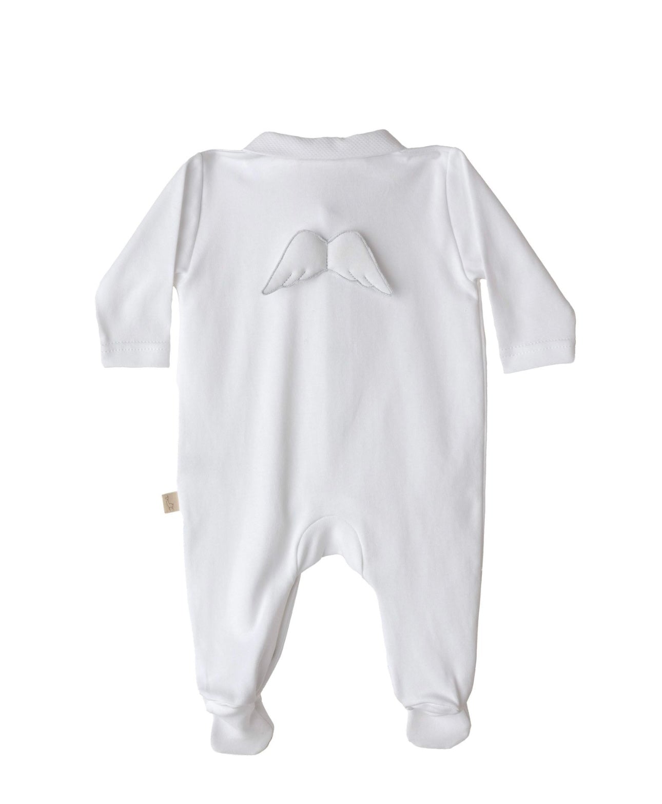 Baby Gi white cotton angel wing babygrow