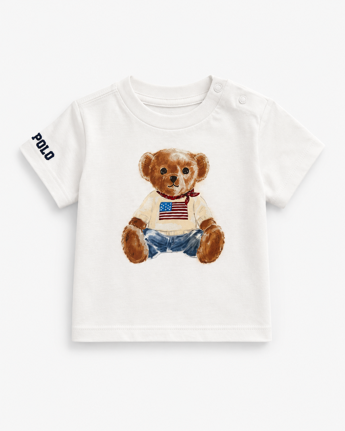 Ralph Lauren white Teddy bear t-shirt