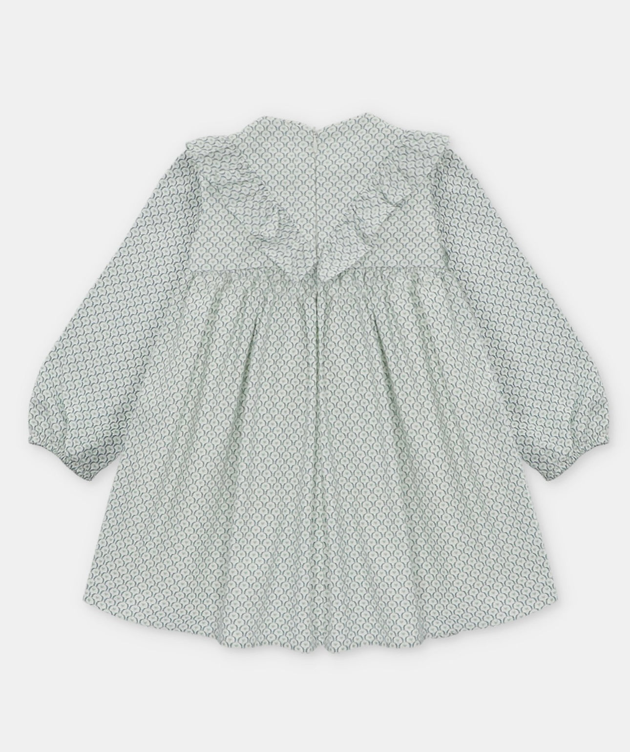Martin Aranda blue cotton smocked dress