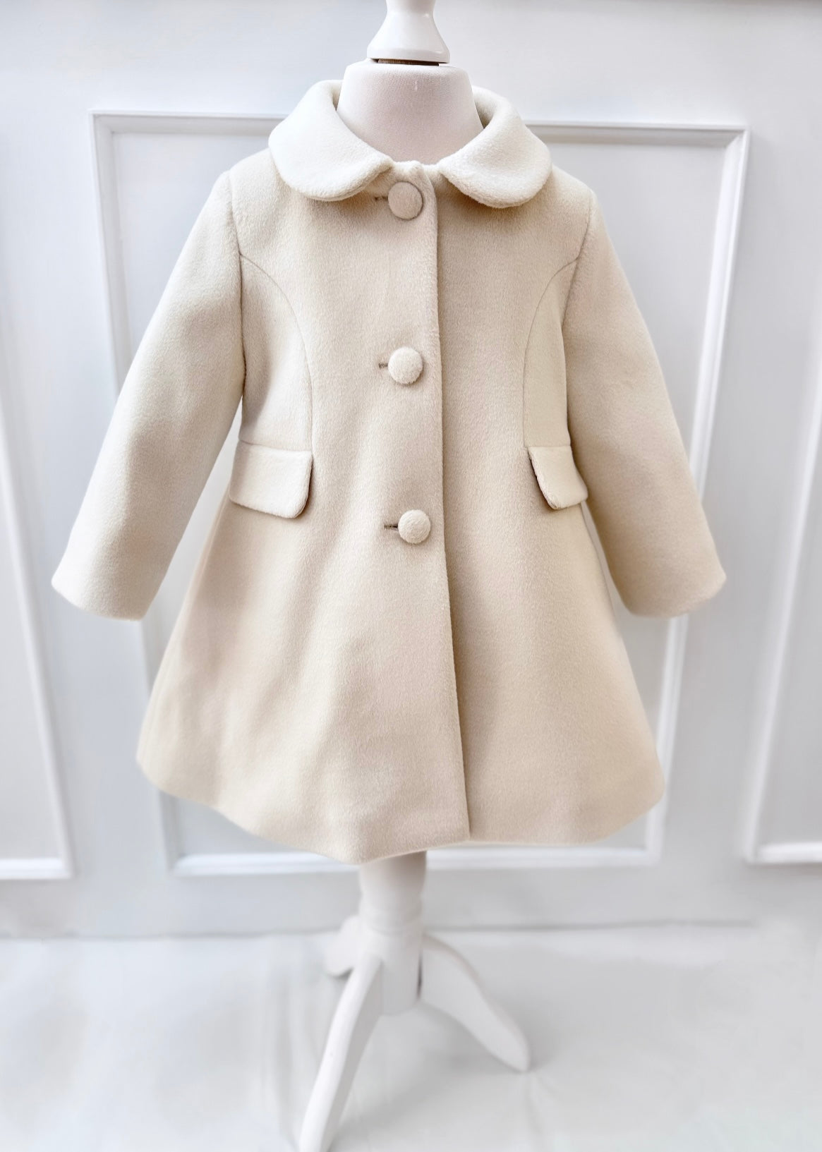 Bimbalo beige wool traditional coat