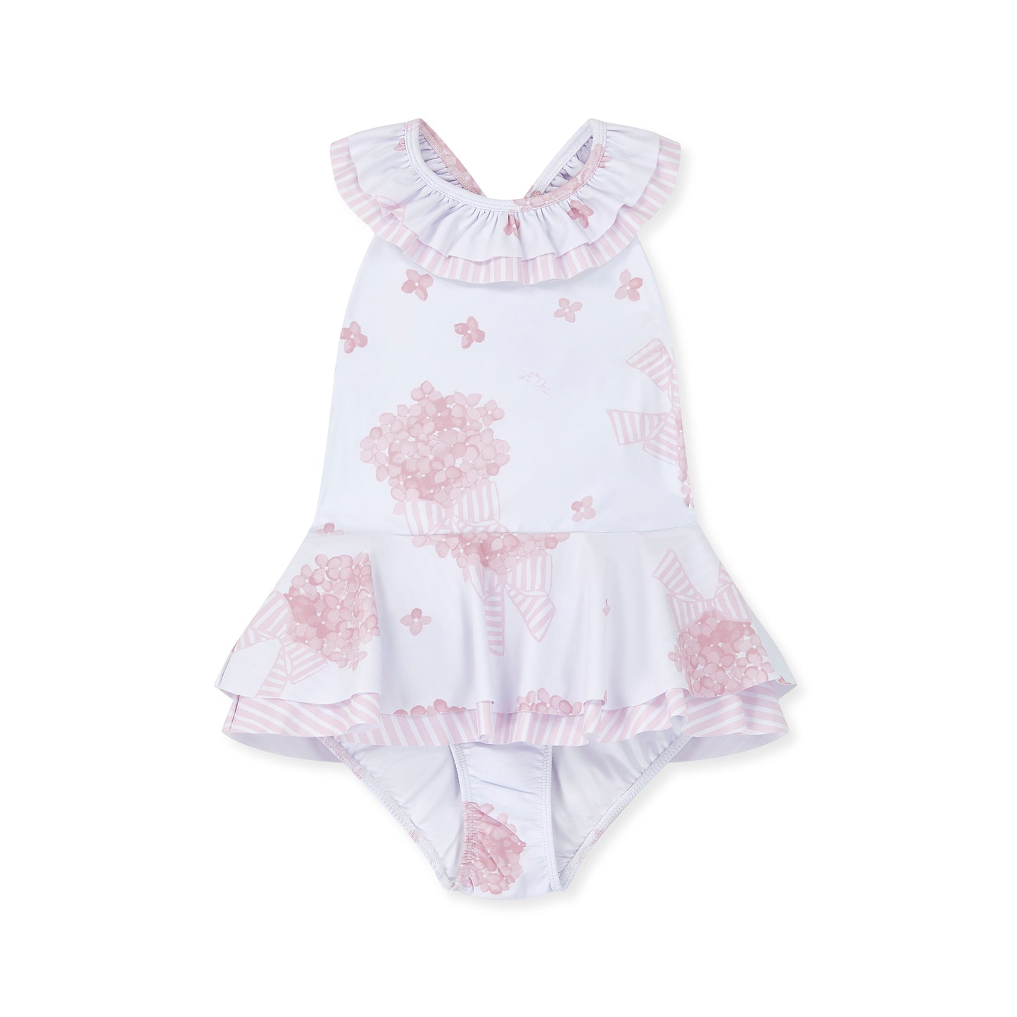 Adee heavenly hydrangea frilled swimsuit
