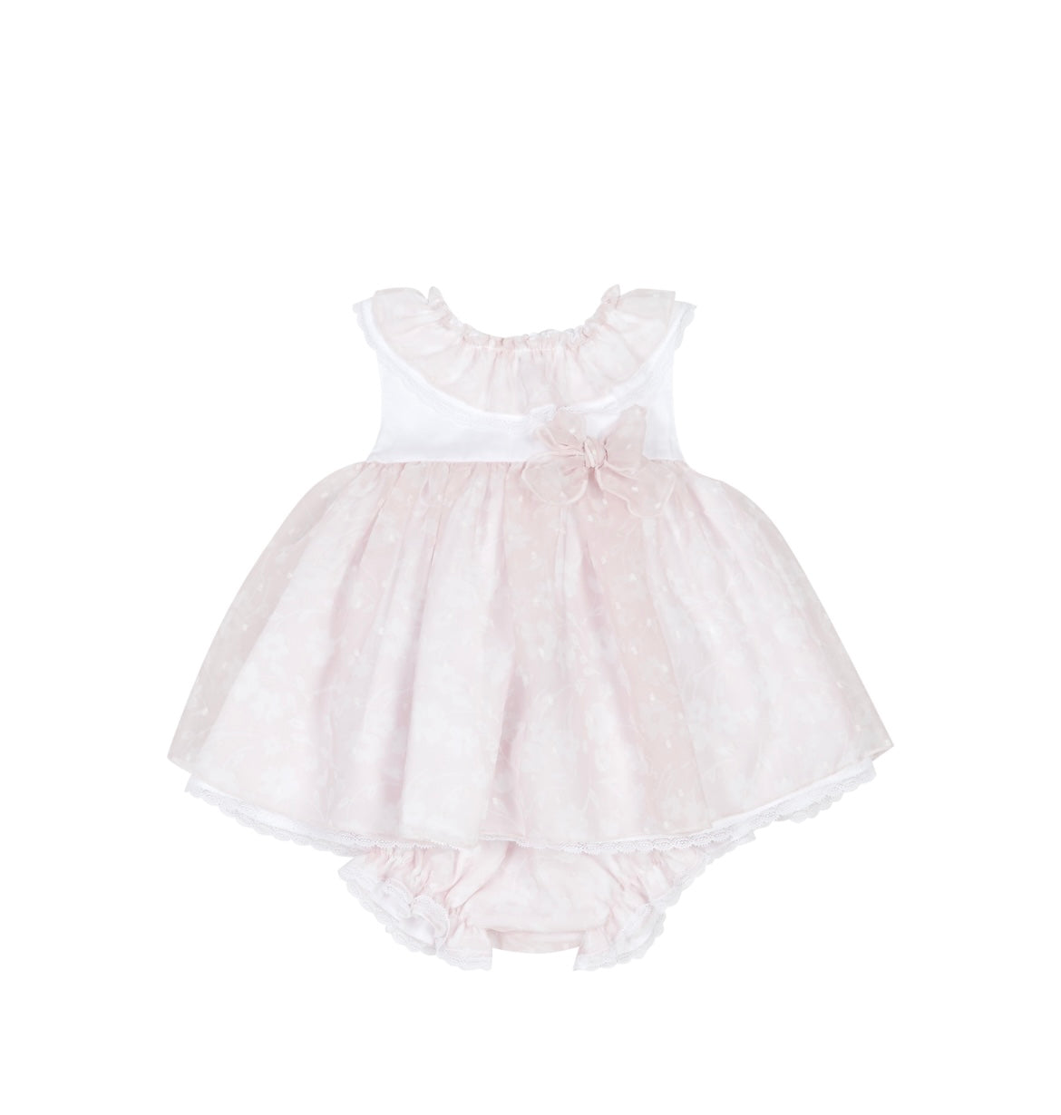 Chic by Deolinda pink & white floral dress set