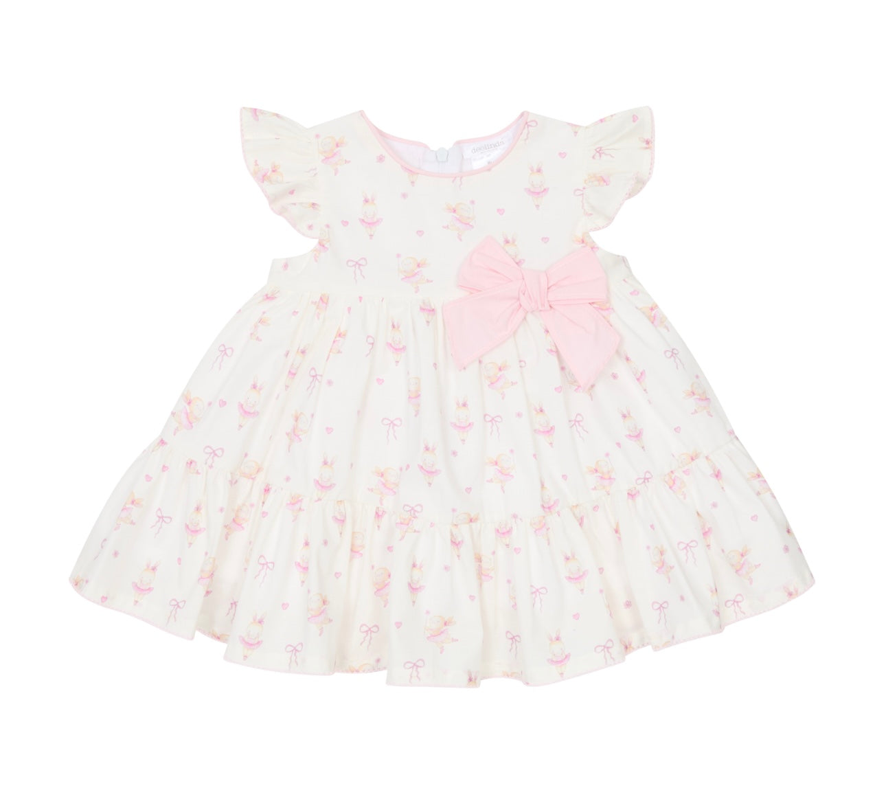 Deolinda girls pink & white ballerina dress