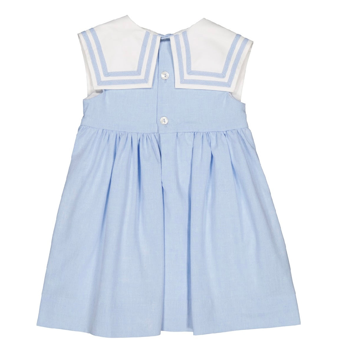Kidiwi blue & white cotton sailor ‘Constantina’ dress