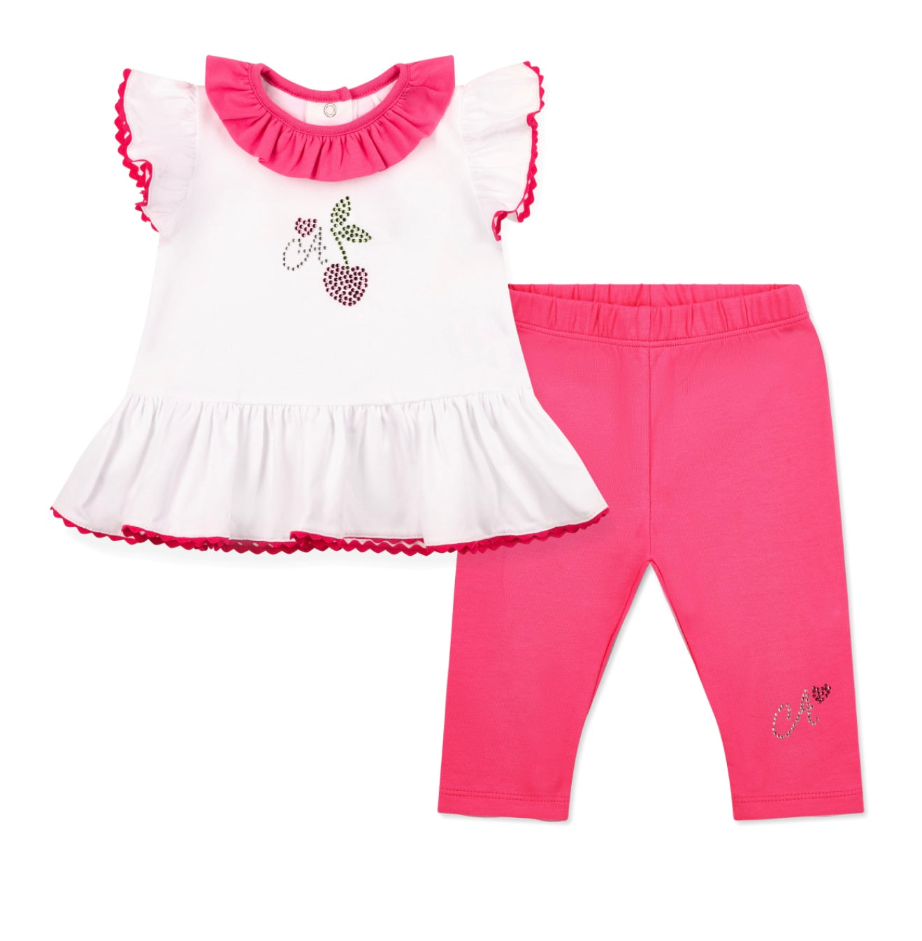 PRE ORDER - Little A ‘Pheobe’ tutti frutti cherry legging set