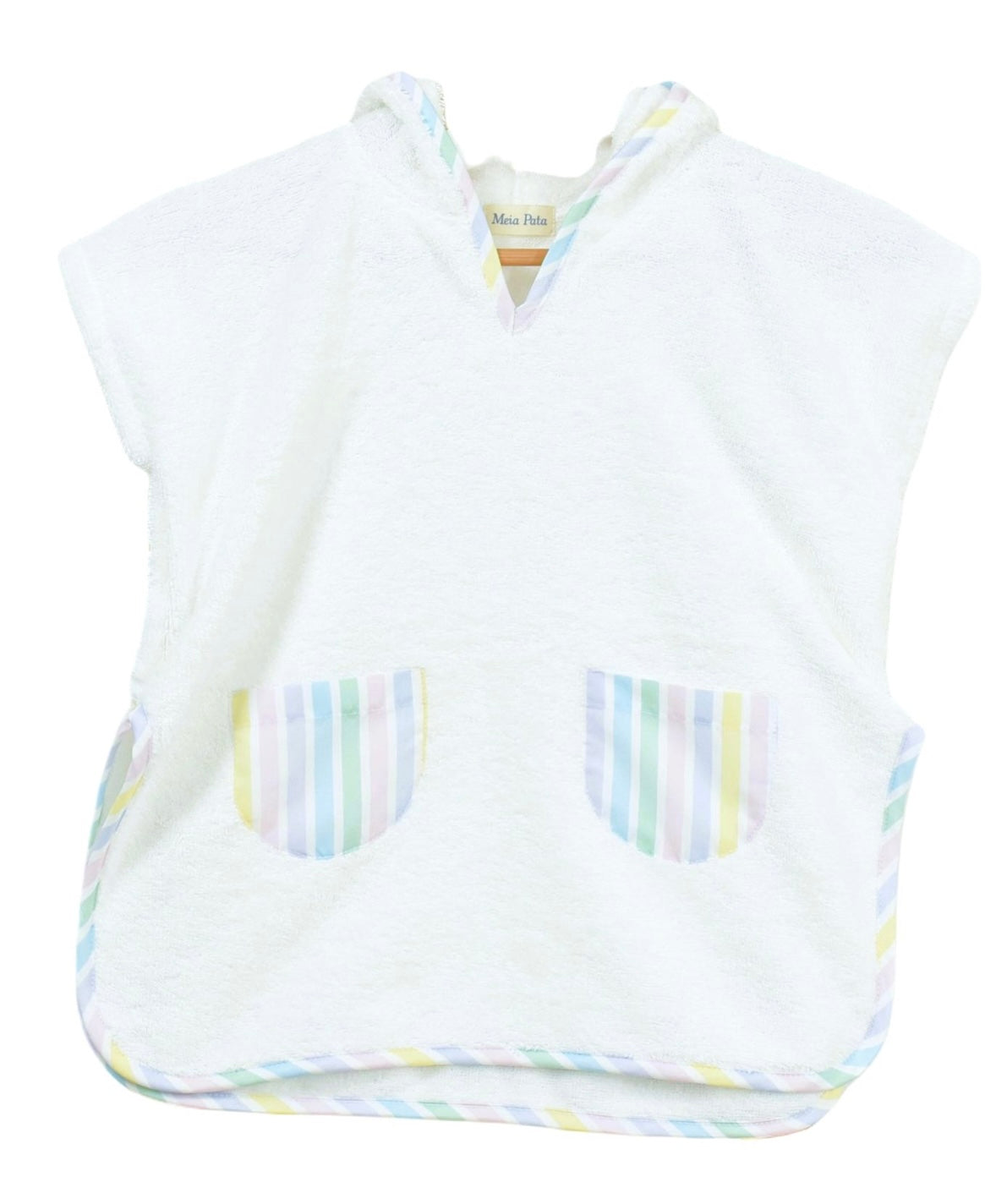 PRE ORDER - meia pata pastel stripe poncho