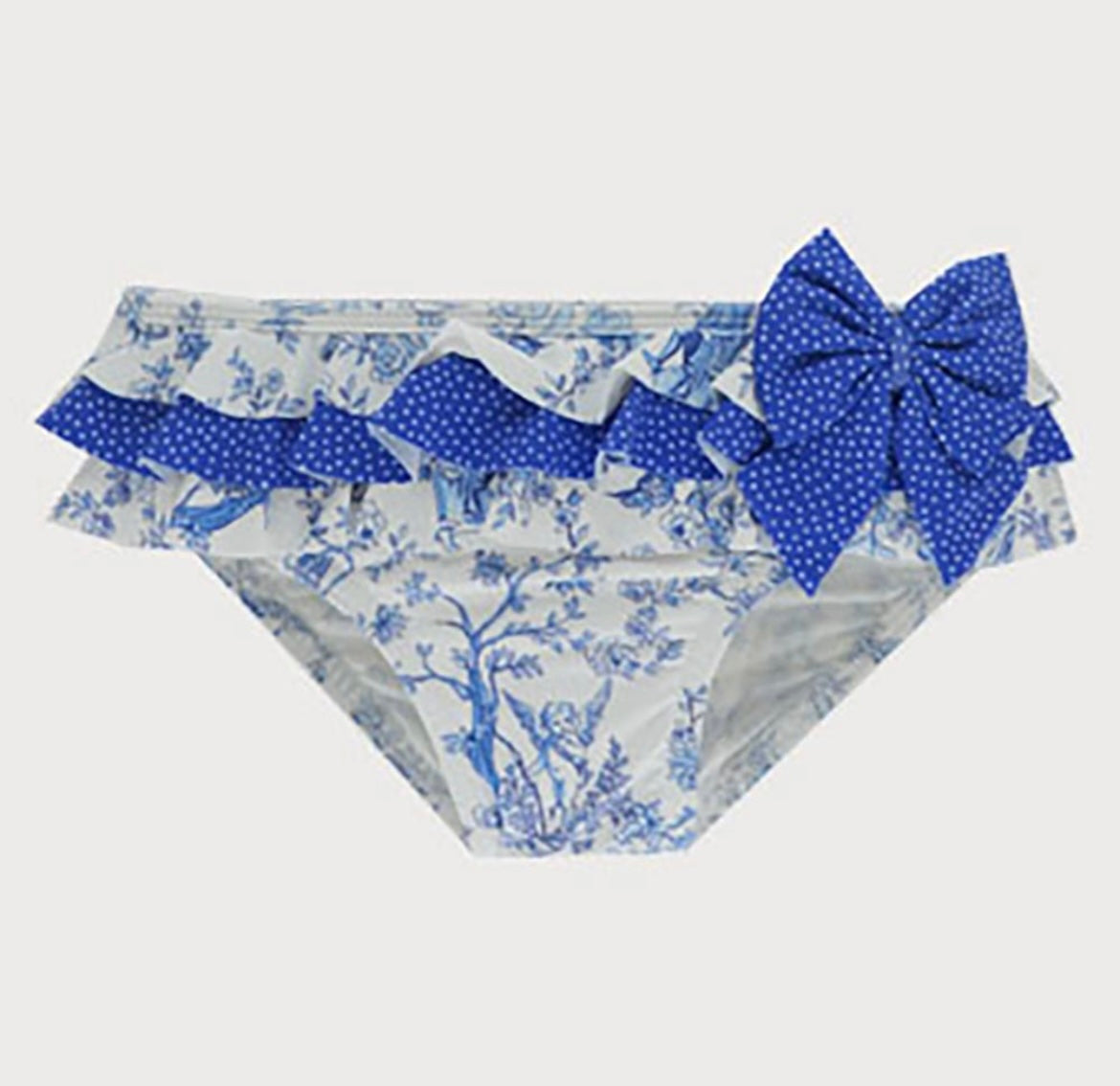 Sardon navy & white floral swim pant