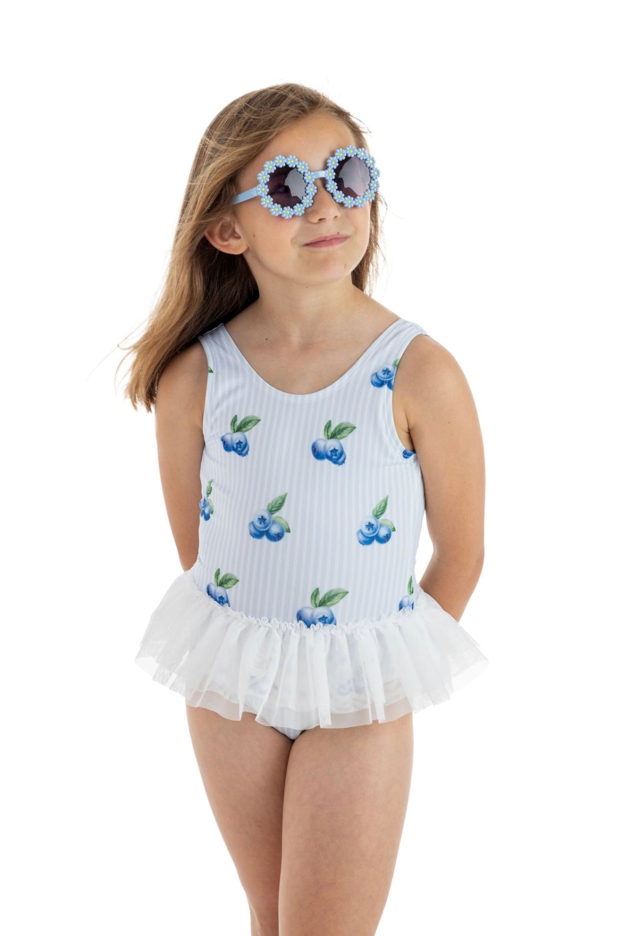 Meia pata girls blueberry ‘Forore’ swimsuit