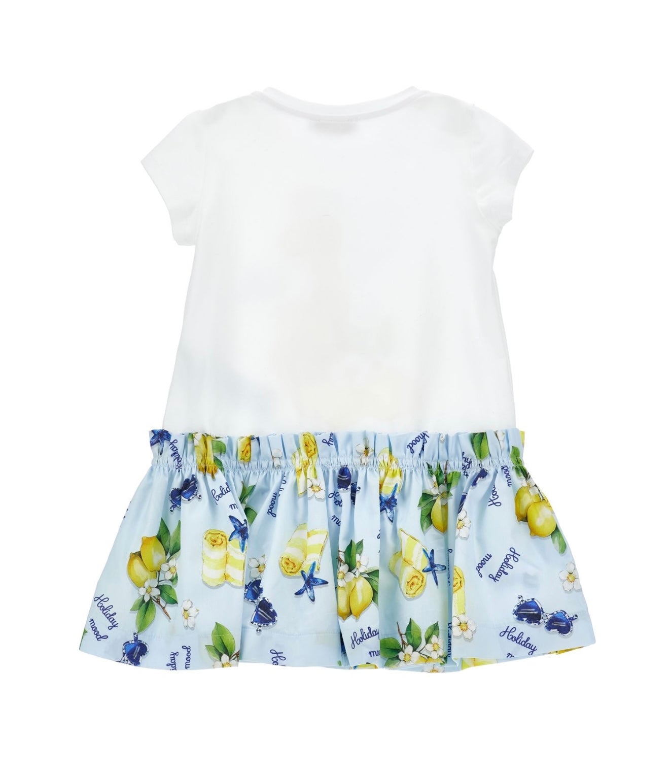 PRE ORDER - monnalisa tinkerbell blue frilled T-shirt dress