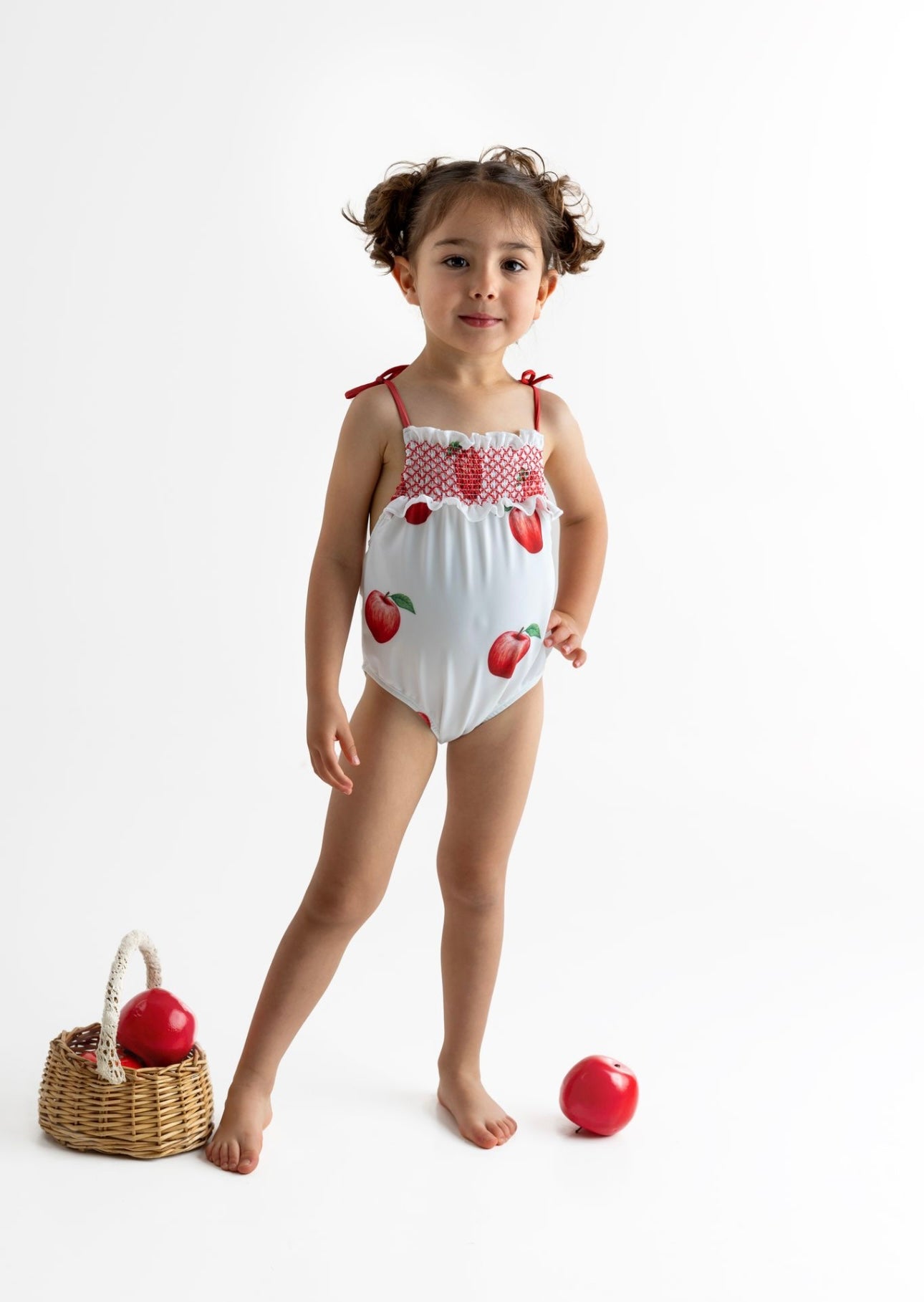 Meia pata girls apples ‘Marini’ swimming costume