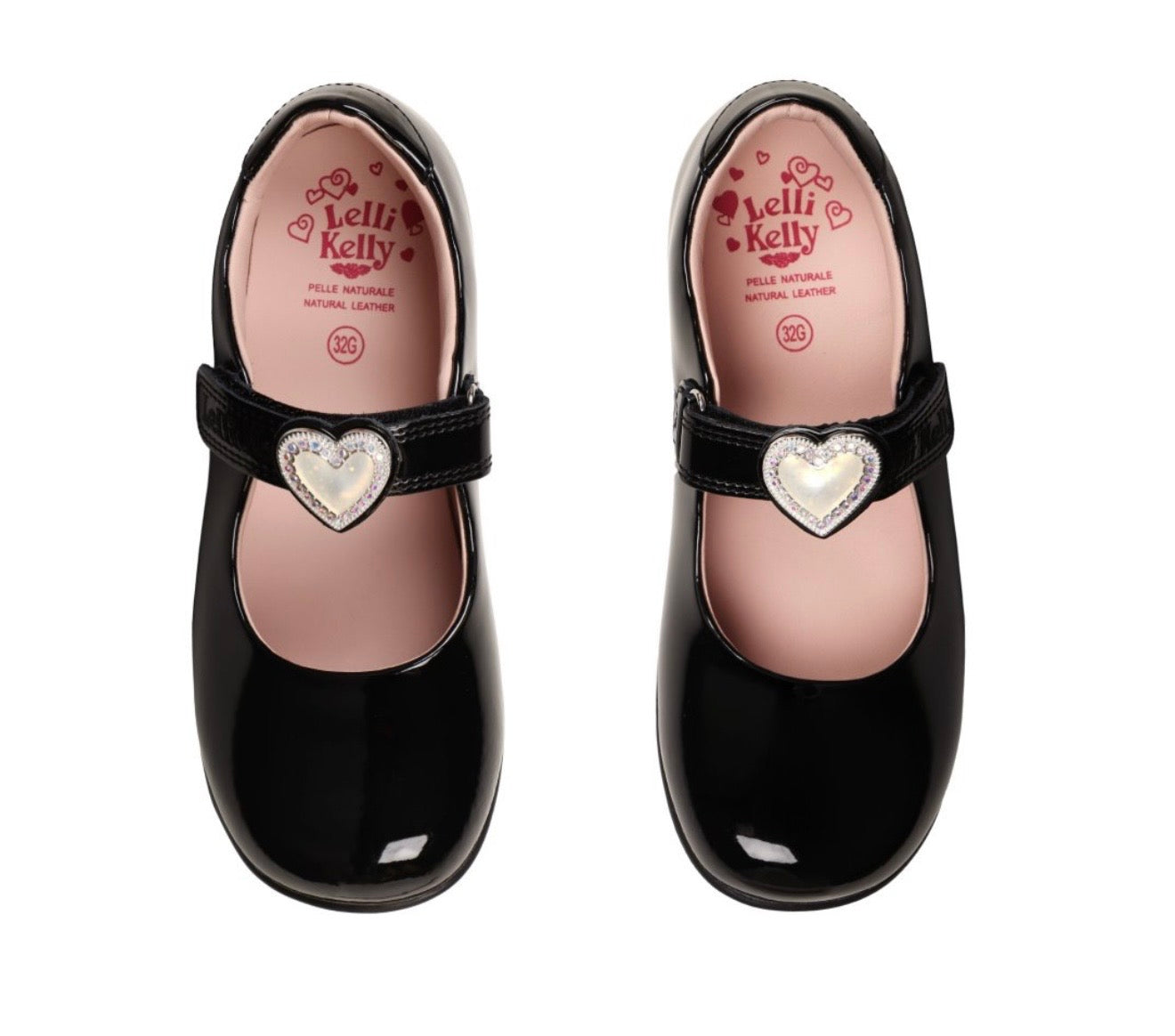 Lelli Kelly black patent ‘Sabrina’ school shoes