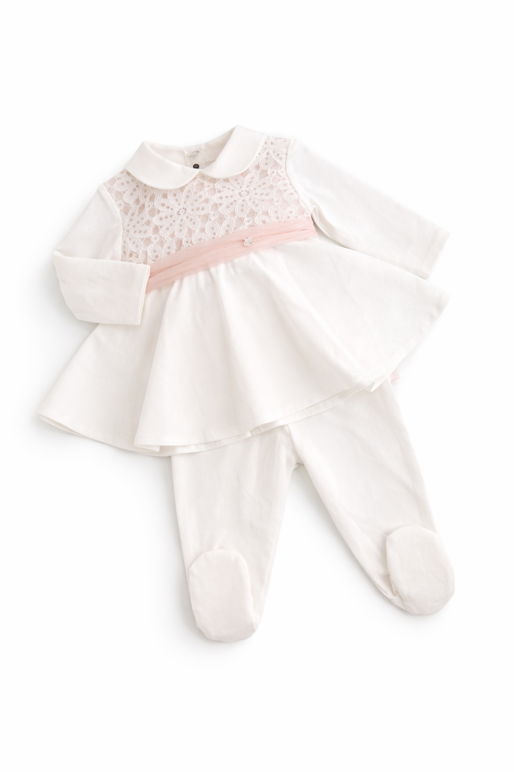 Ninnoah peach lace legging set