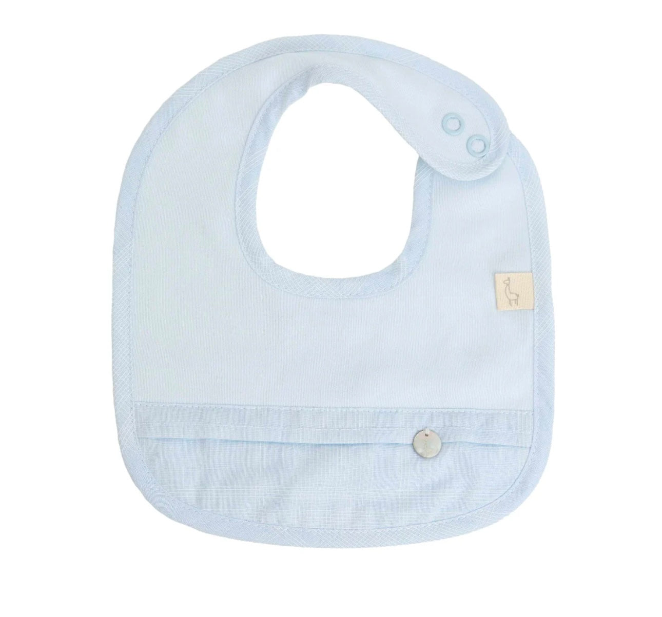Baby Gi blue cotton bib