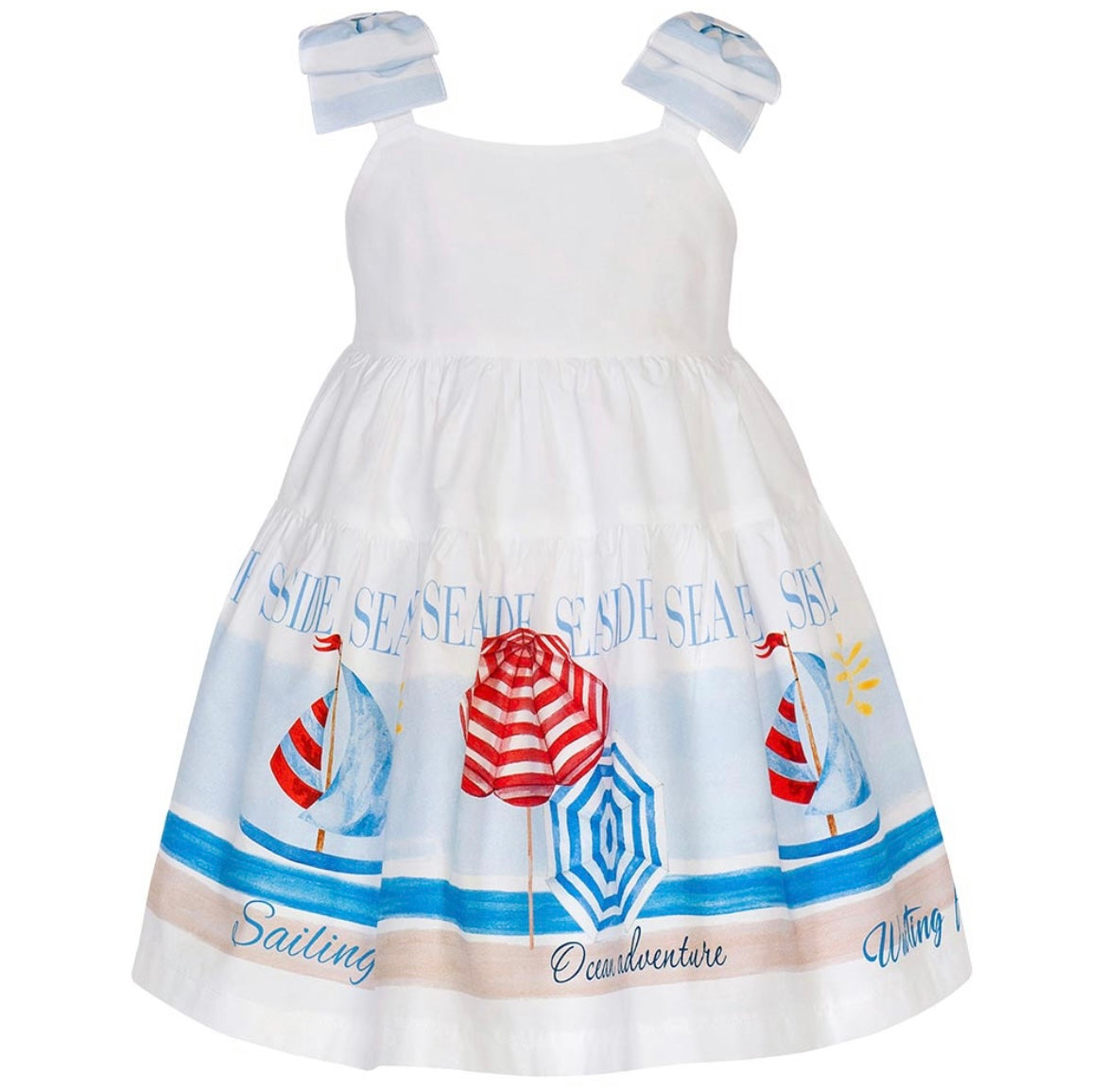 Ballon chic girls summer ocean adventure dress