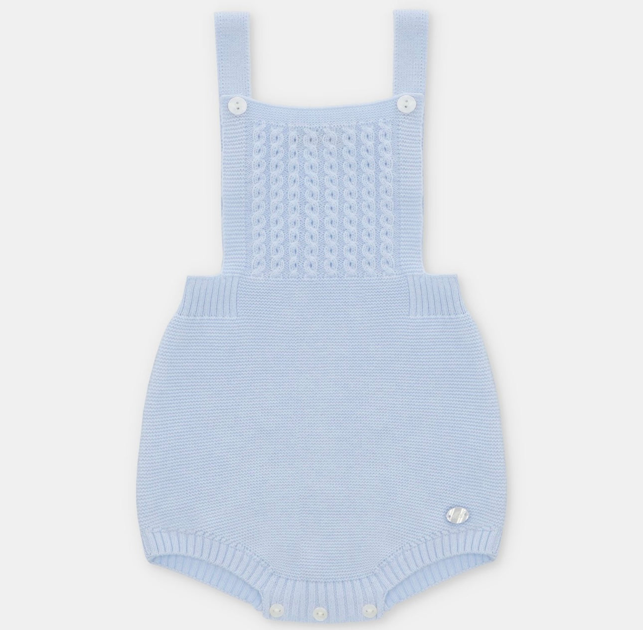 Martin Aranda blue knit romper