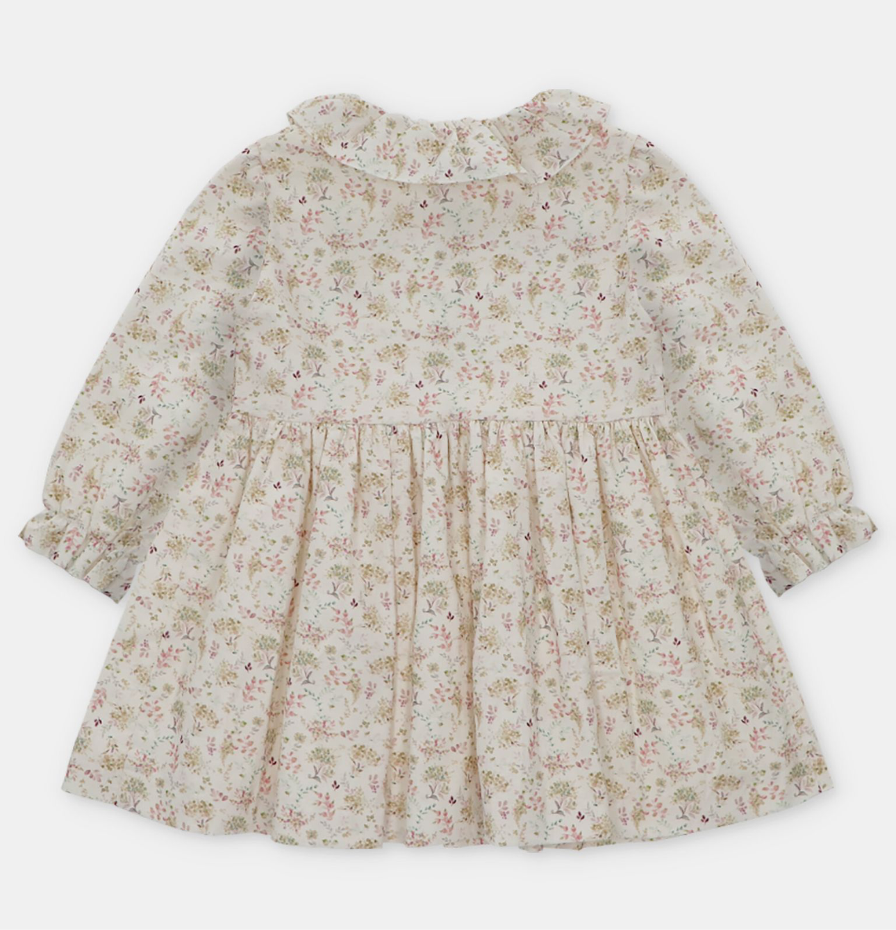 Martin Aranda pink floral smocked dress