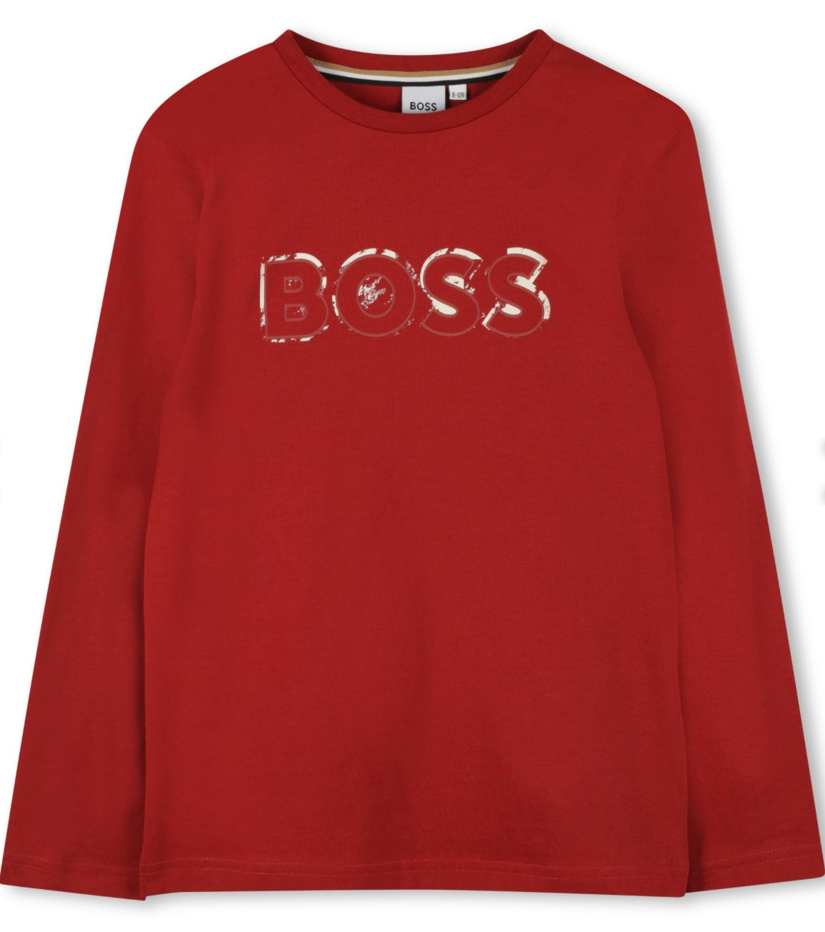 Boss red long sleeve logo T-shirt