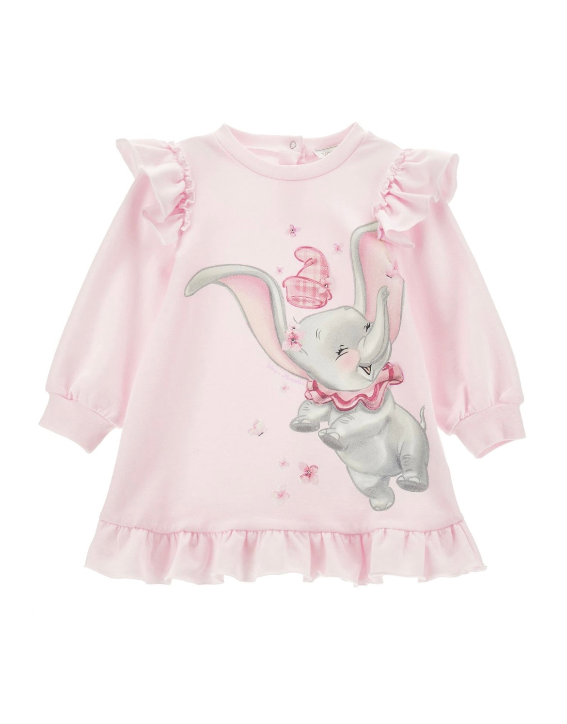 monnalisa pink dumbo sporty dress