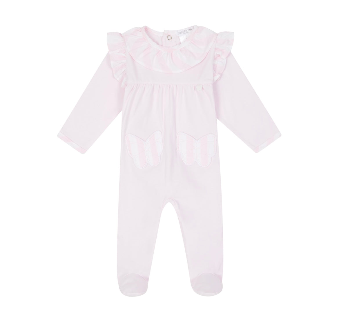 Deolinda pink butterfly babygrow