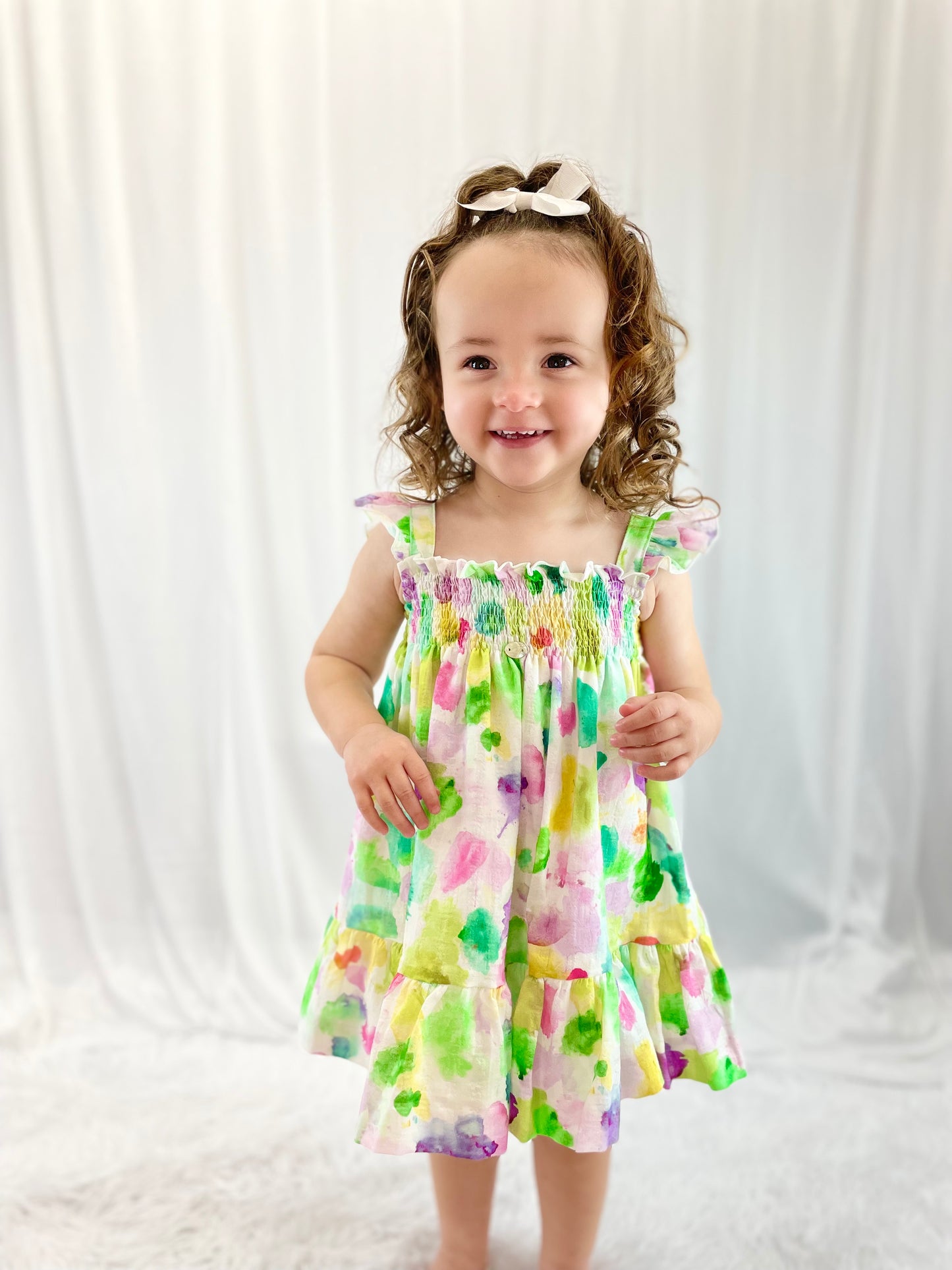 Martin aranda multicoloured summer dress