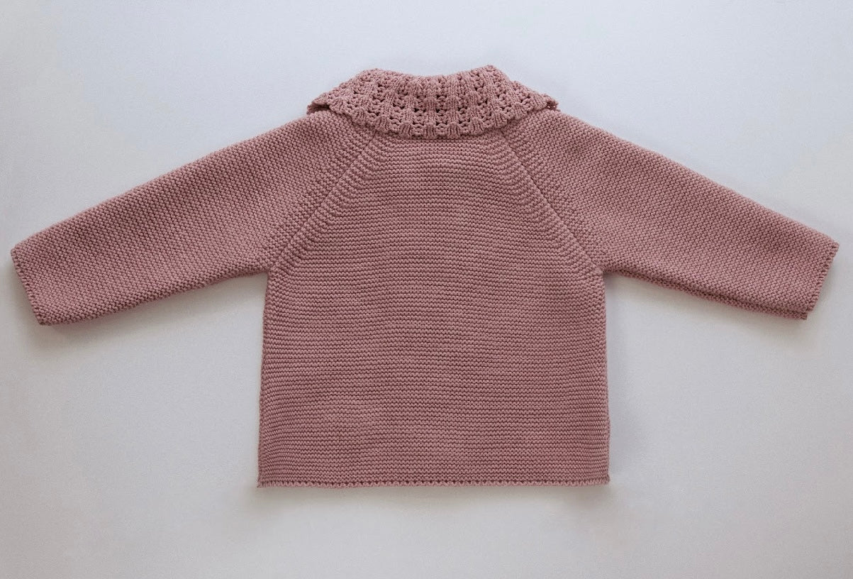 Rigola dusky pink cardigan