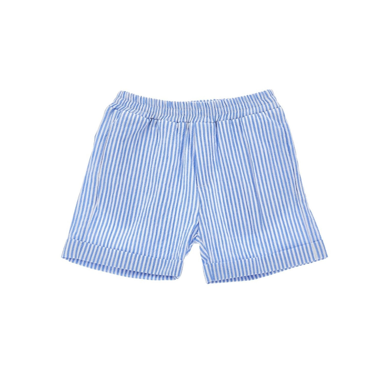 Monnalisa blue & white ‘surf days’ T-shirt and shorts set