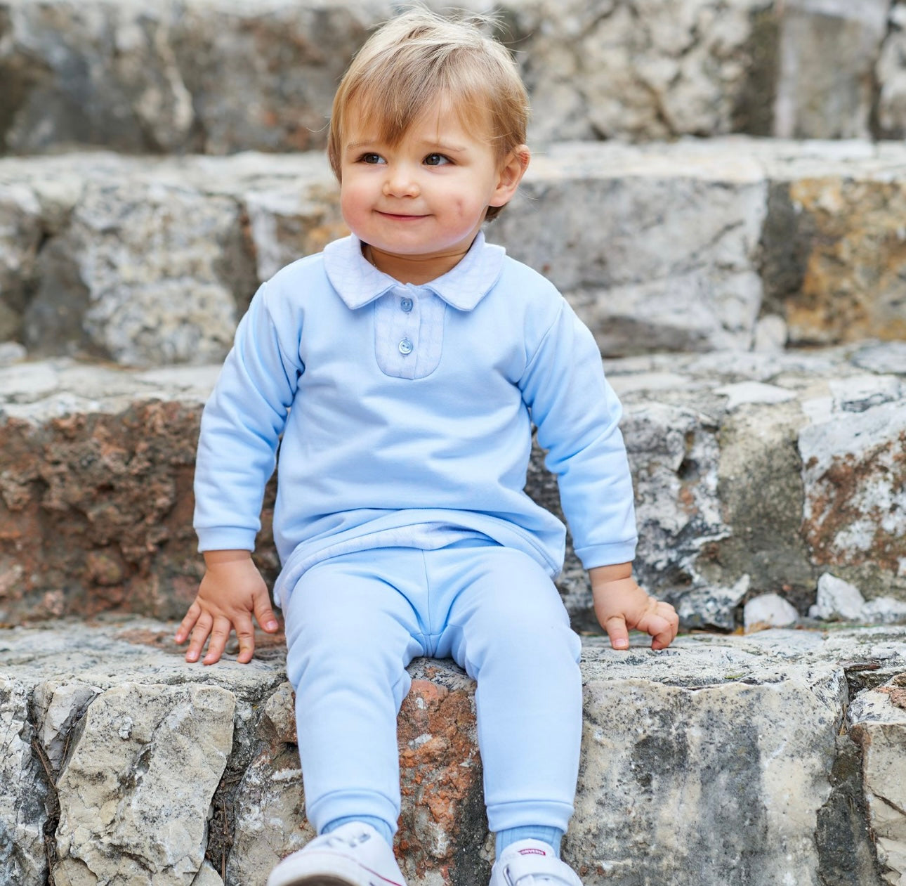 Rapife blue check tracksuit