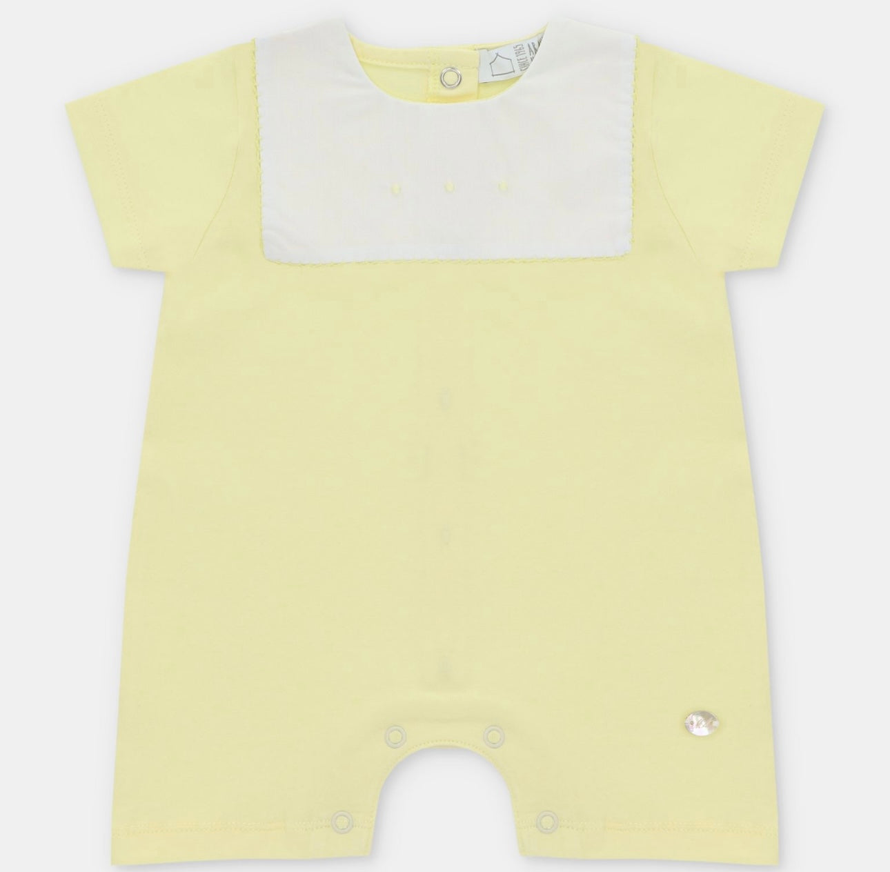 Martin Aranda yellow bibbed romper