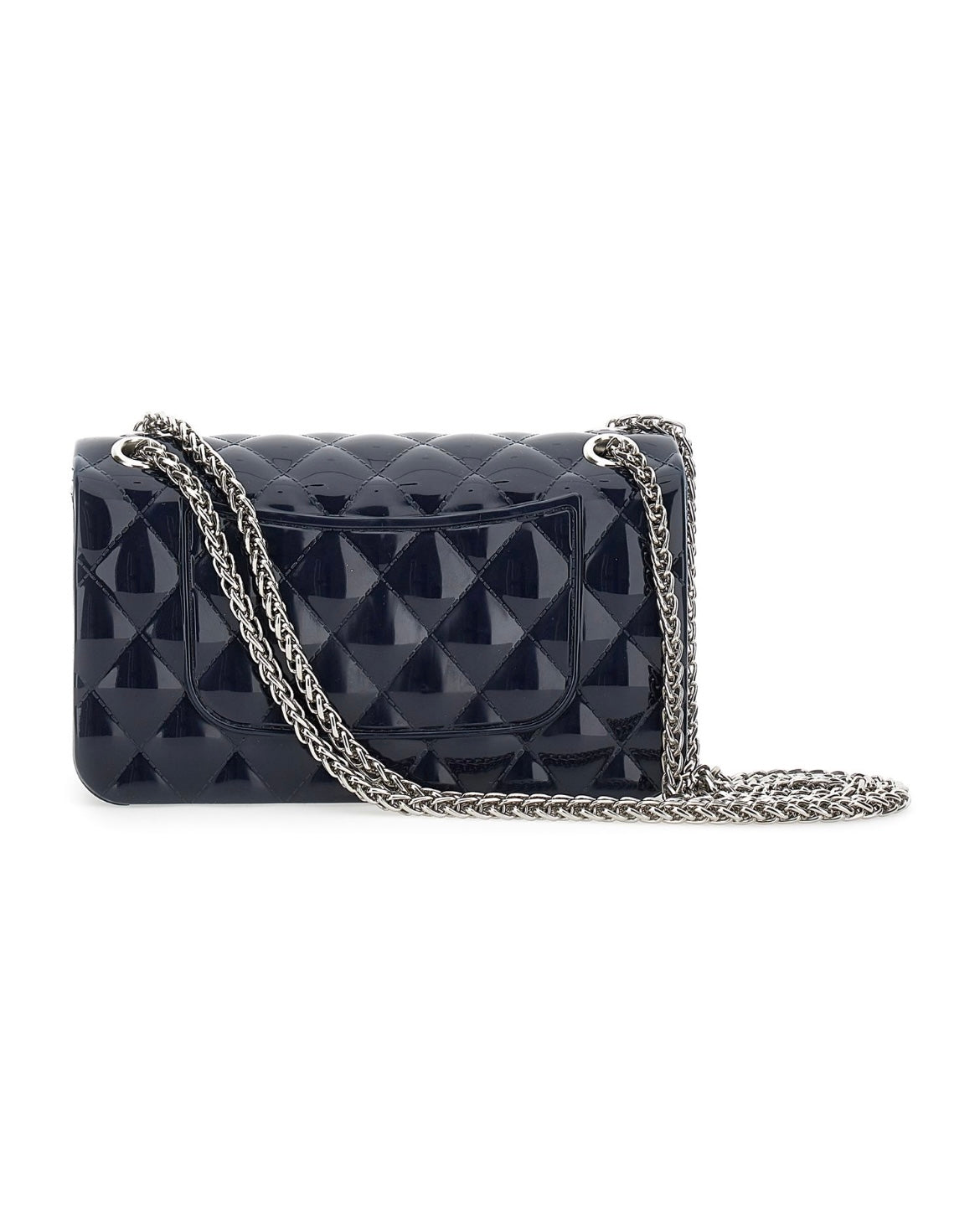 Monnalisa crystal embellished cross body bag - navy