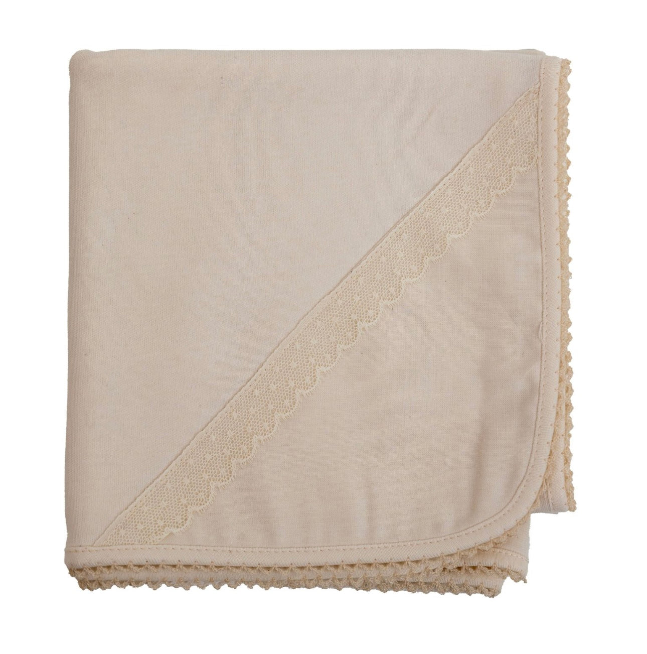 Baby Gi beige lace muslin