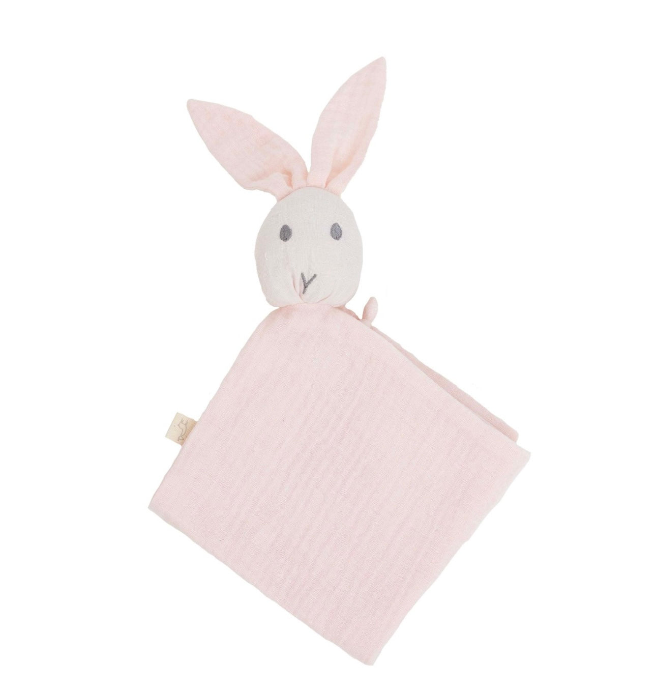 Baby Gi pink muslin bunny soother
