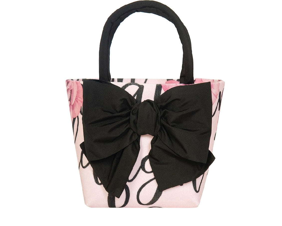 Balloon chic pink roses bag